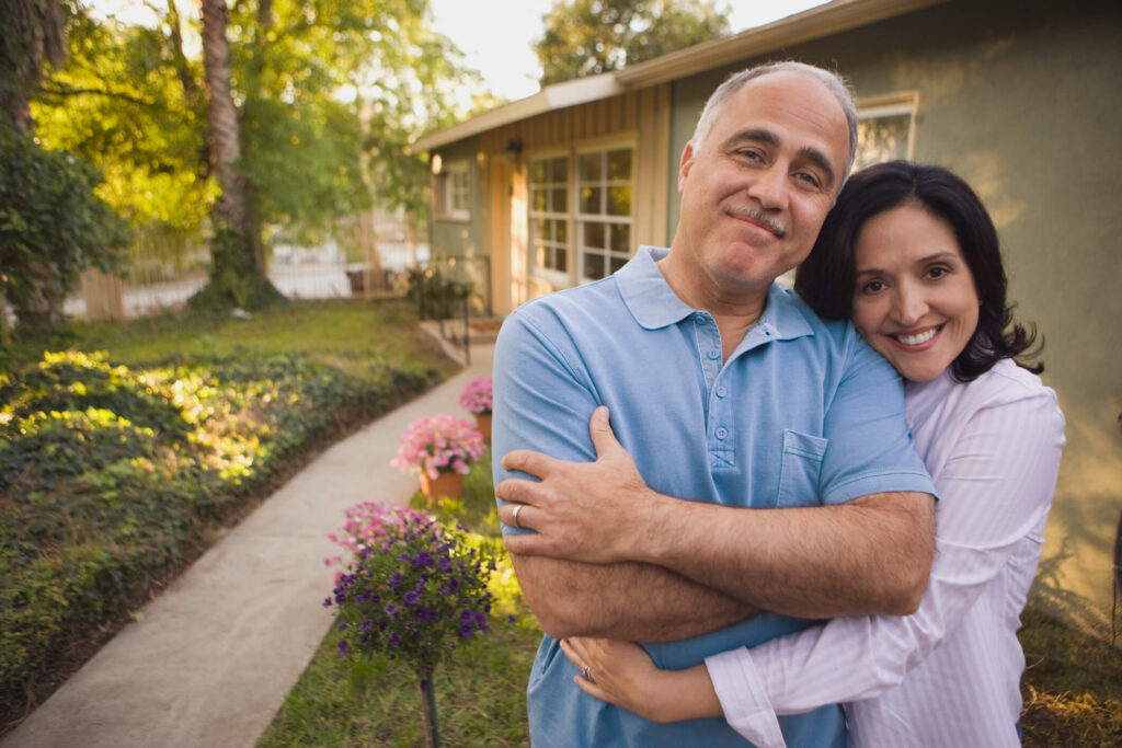 Happy landlords working with a property manager in Gilbert, AZ. 